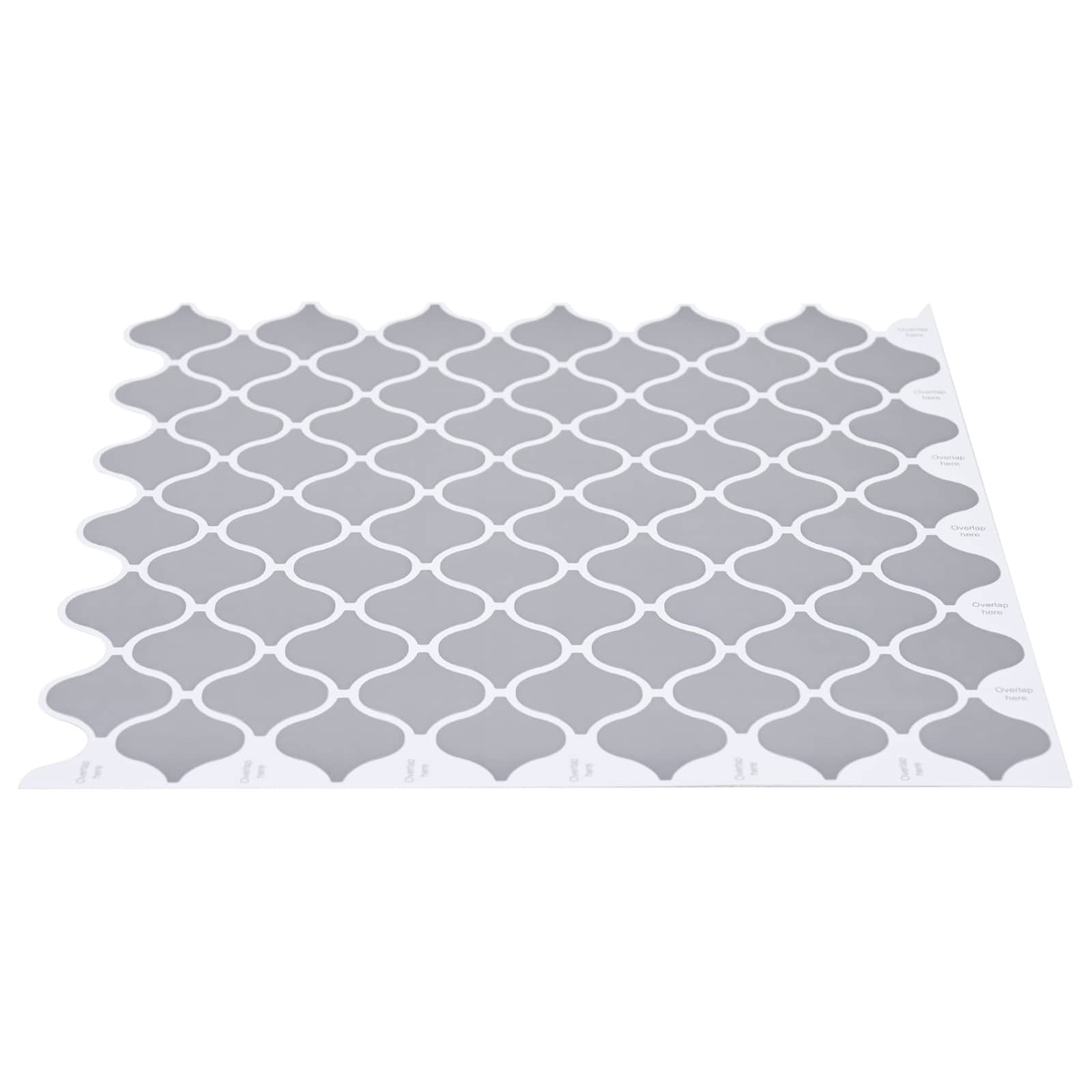 Azulejo lanturn 20 unid. cinzento 27 x 27 cm poliuretano e PET