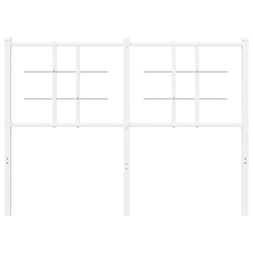 Cabeceira de substituição 120 cm metal branco