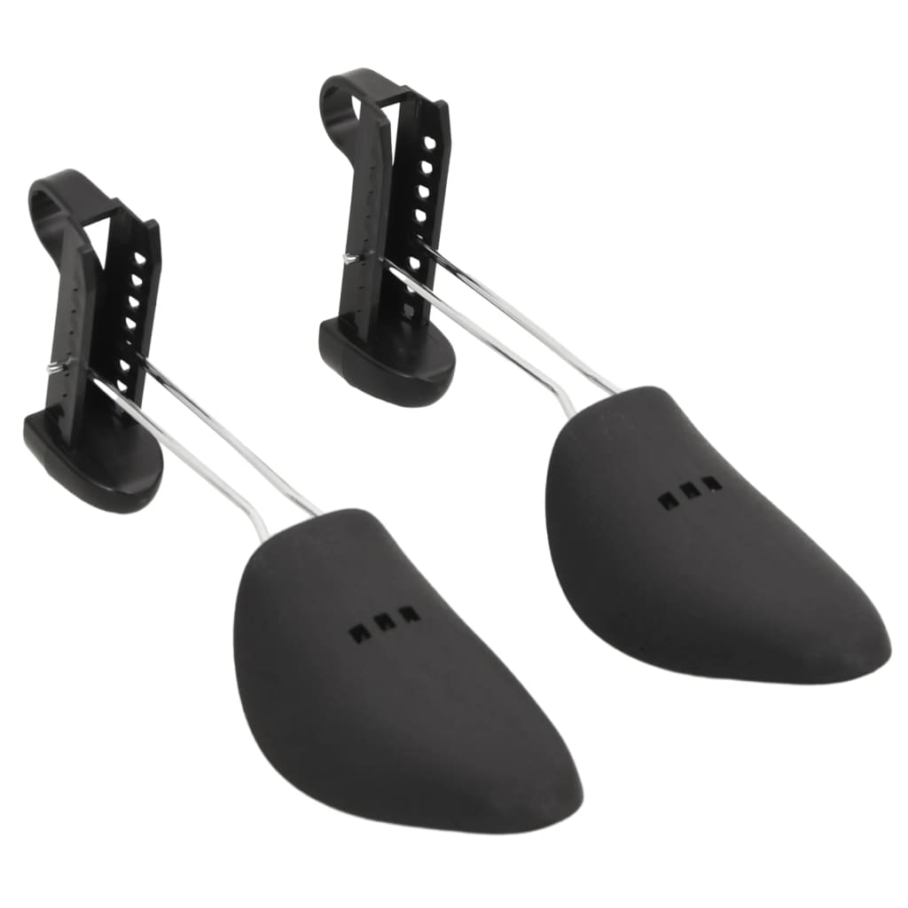 Tensores de calçado 5 pares eu 35-38 plástico preto