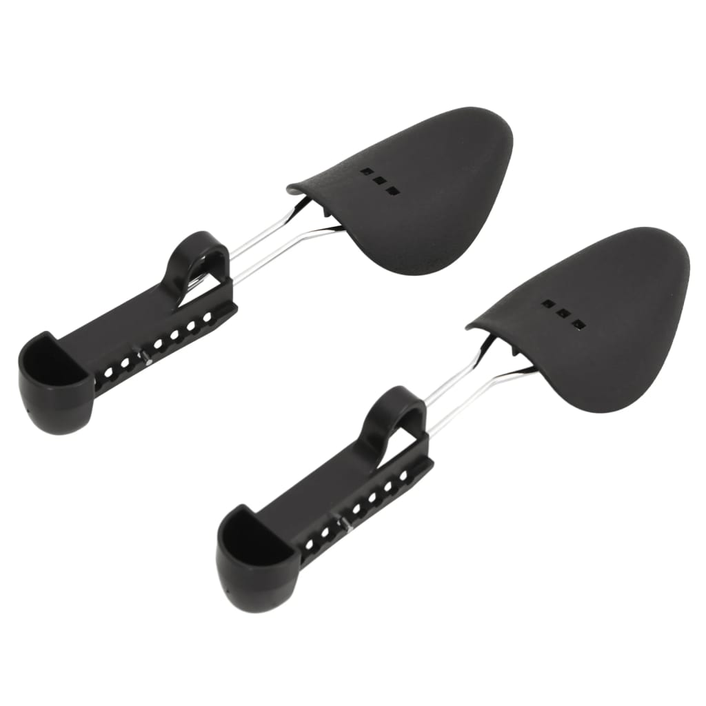 Tensores de calçado 5 pares eu 35-38 plástico preto