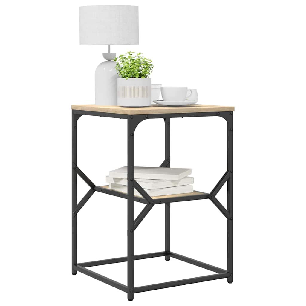 Mesa lateral carvalho sonoma 41 x 40 x 60 cm