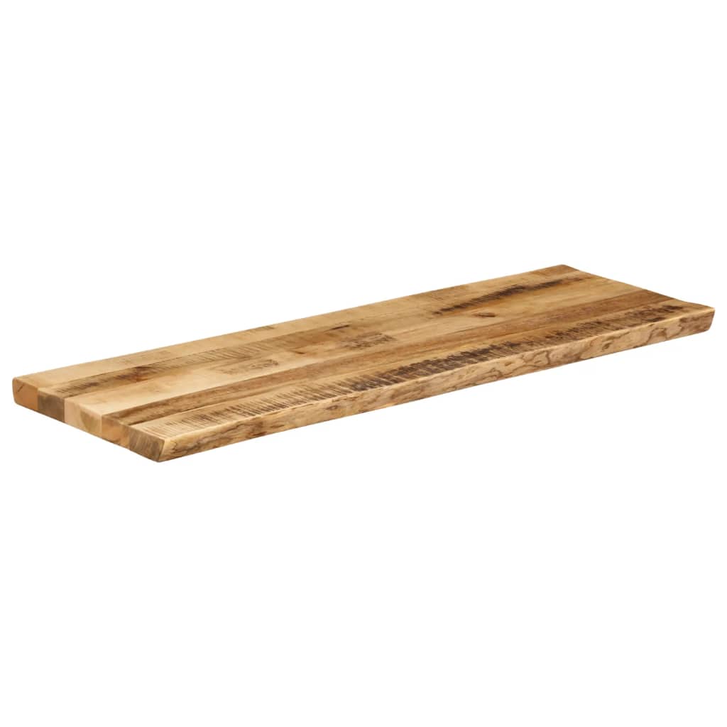 Tampo de mesa c/borda viva 110x40x2,5cm mangueira áspera maciça