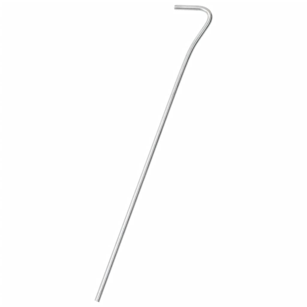 Estacas para tenda 25 pcs 23 cm ø4 mm aço galvanizado