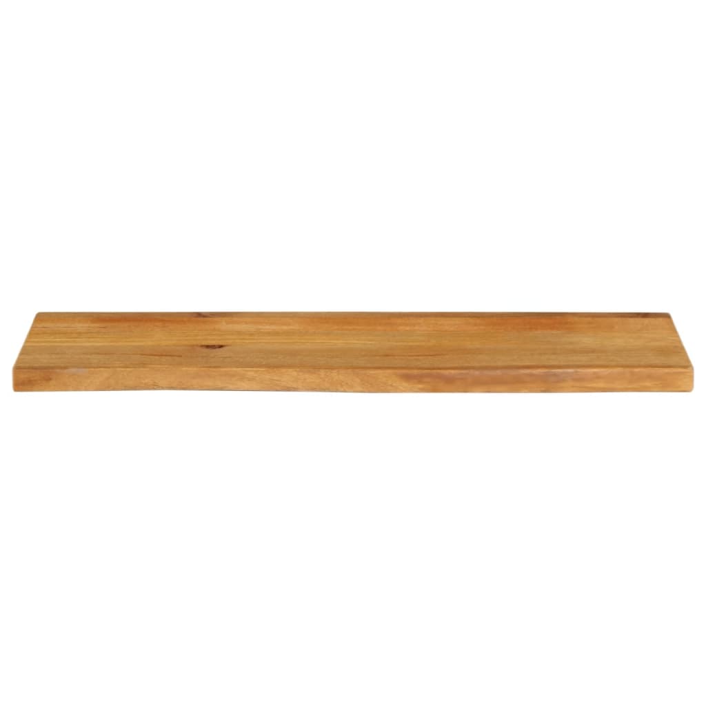 Tampo de mesa c/ borda viva 110x30x3,8 cm mangueira maciça