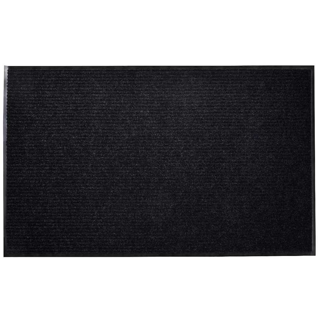 Tapete de porta preto 120 x 180 cm PVC