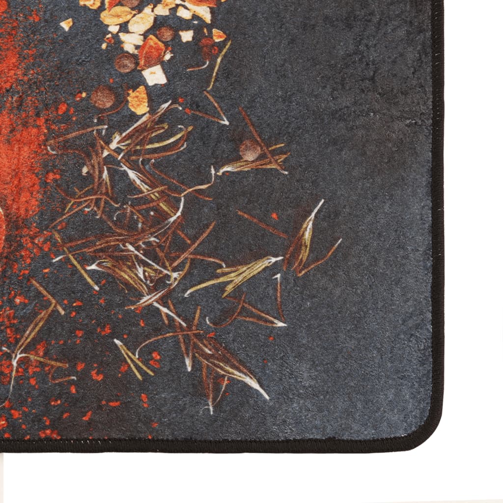 Tapete de cozinha lavável 60x180 cm multicor