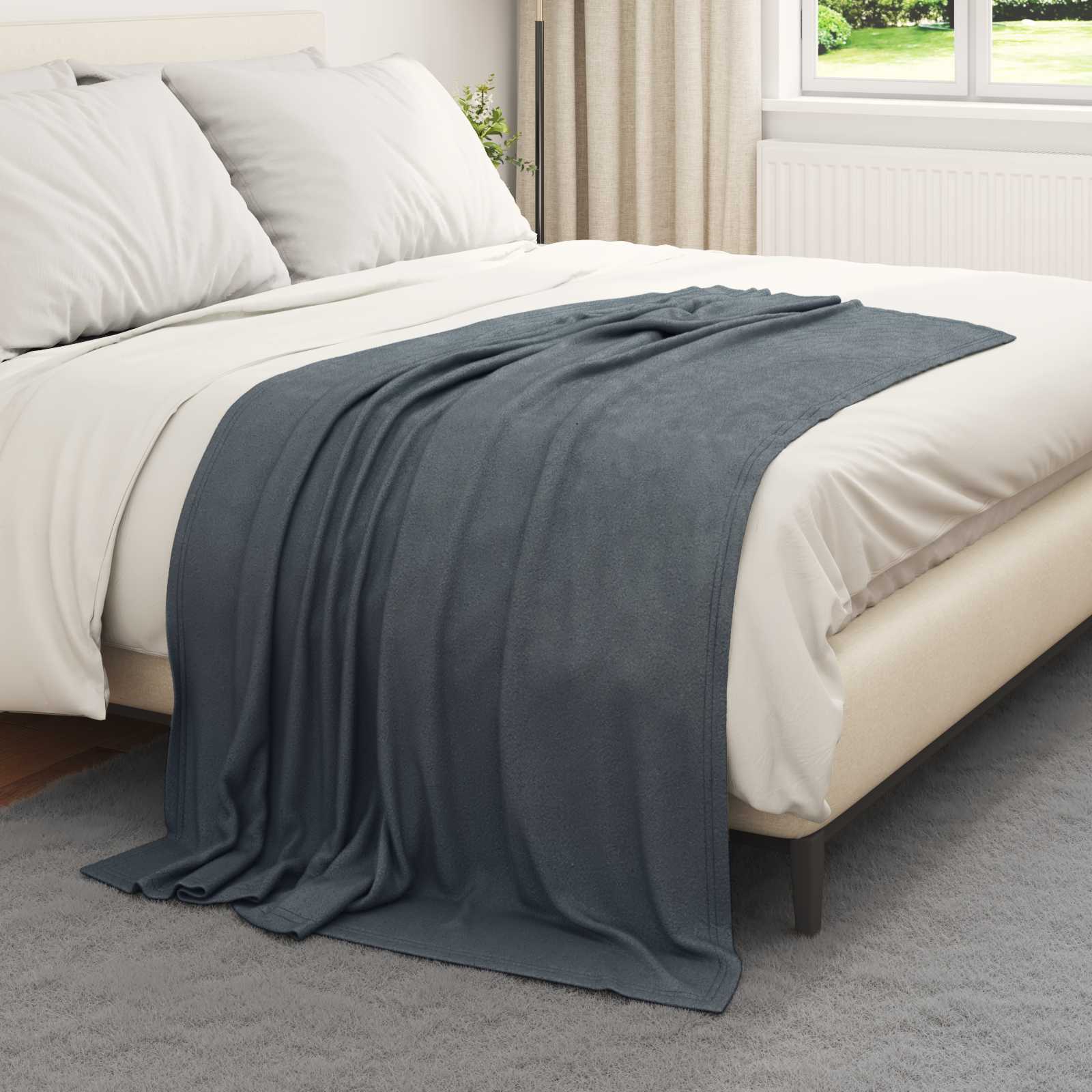 Cobertores de sofá 24 unid. cinza escuro 170 x 130 cm 7.81 lã