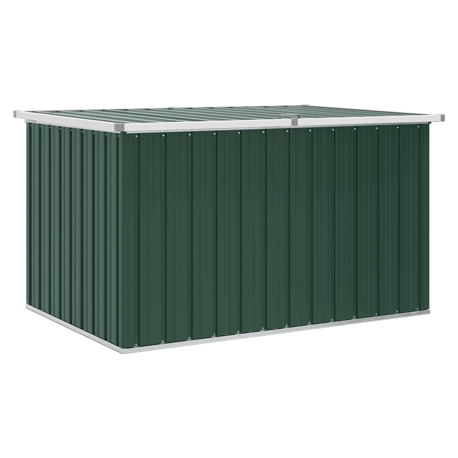 Caixa de arrumação para jardim 149x99x93 cm verde
