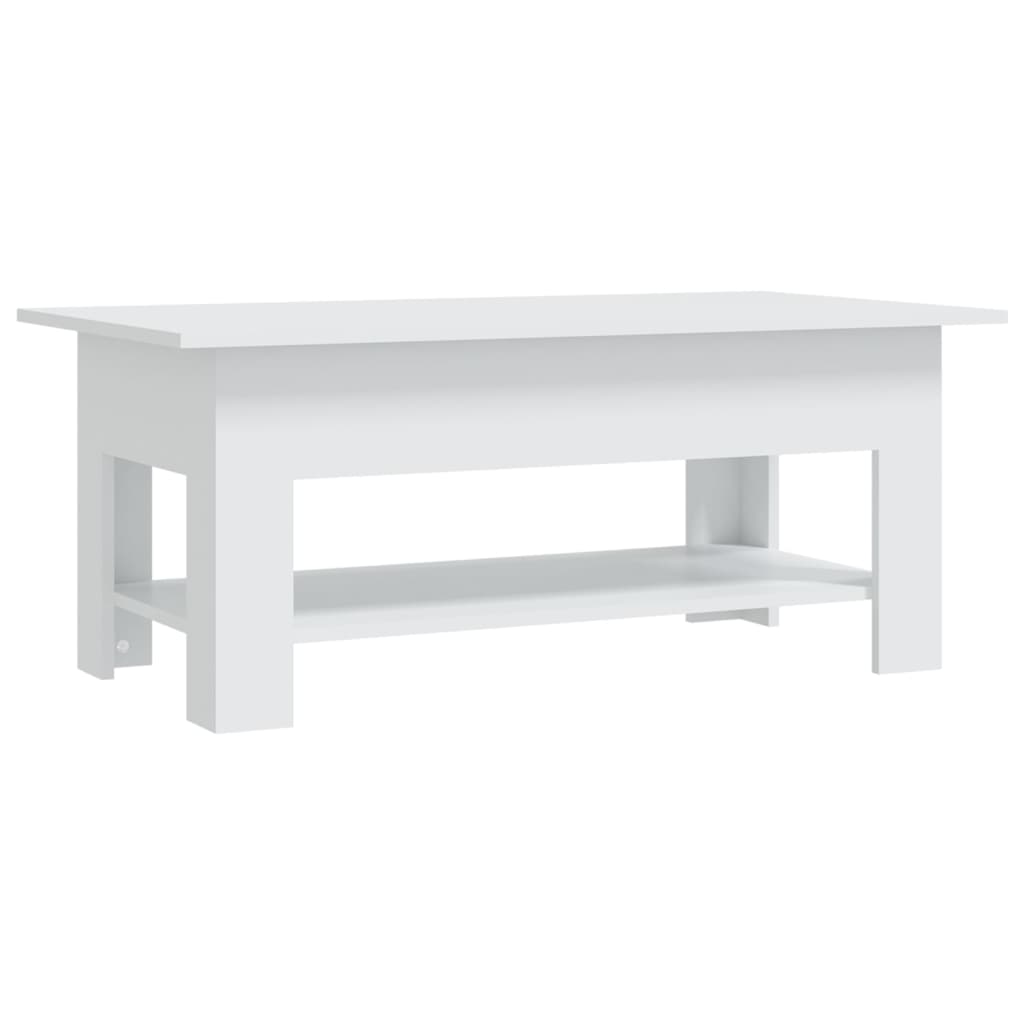 Mesa de centro 102x55x42 cm aglomerado branco