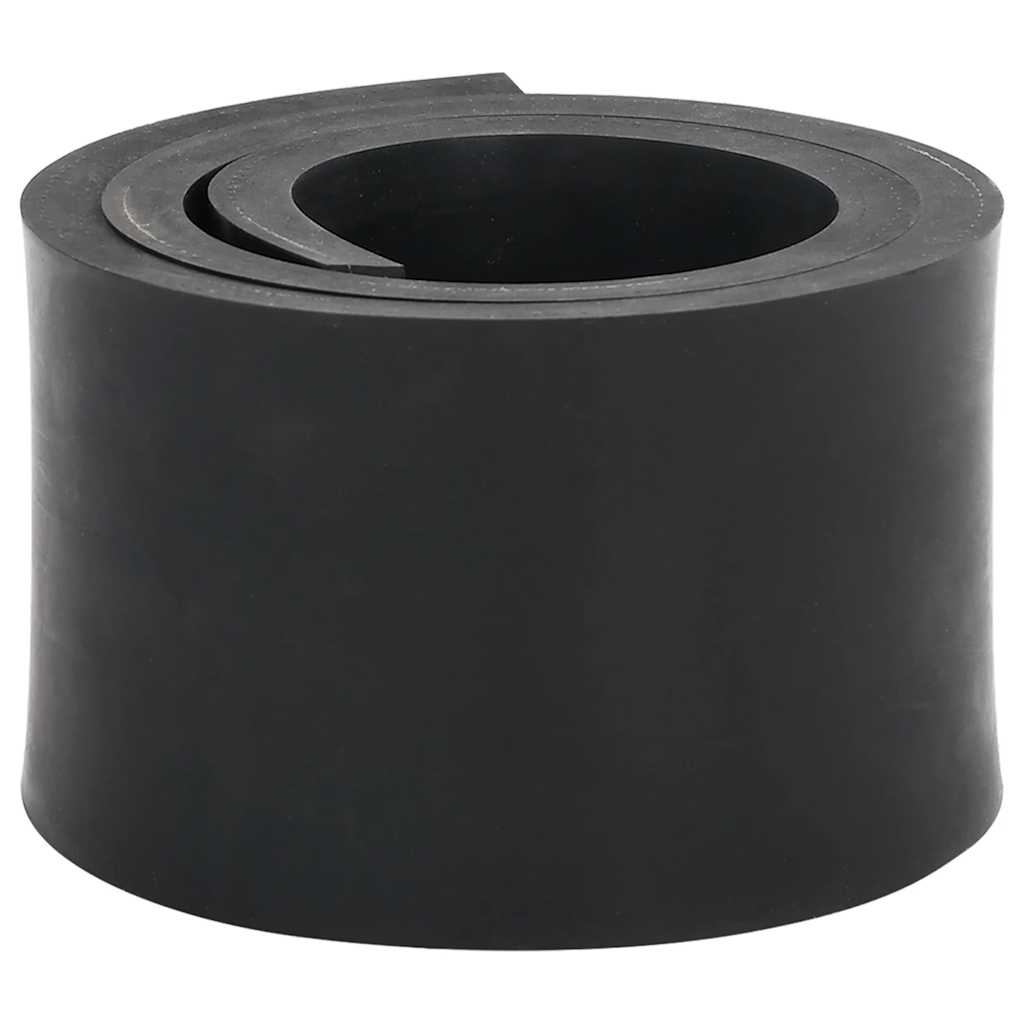 Borda de borracha para arado de neve preto 80x10x1 cm