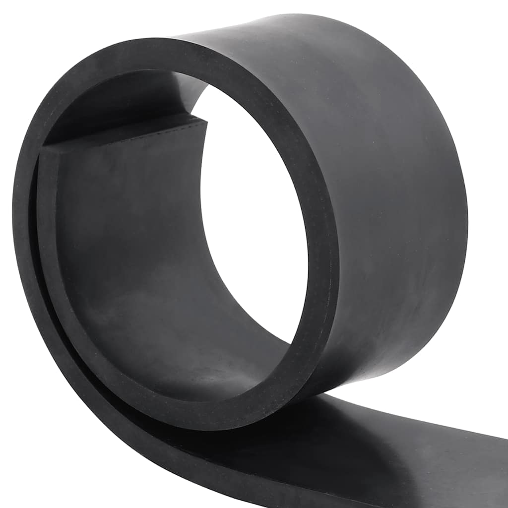 Borda de borracha para arado de neve preto 80x10x1 cm