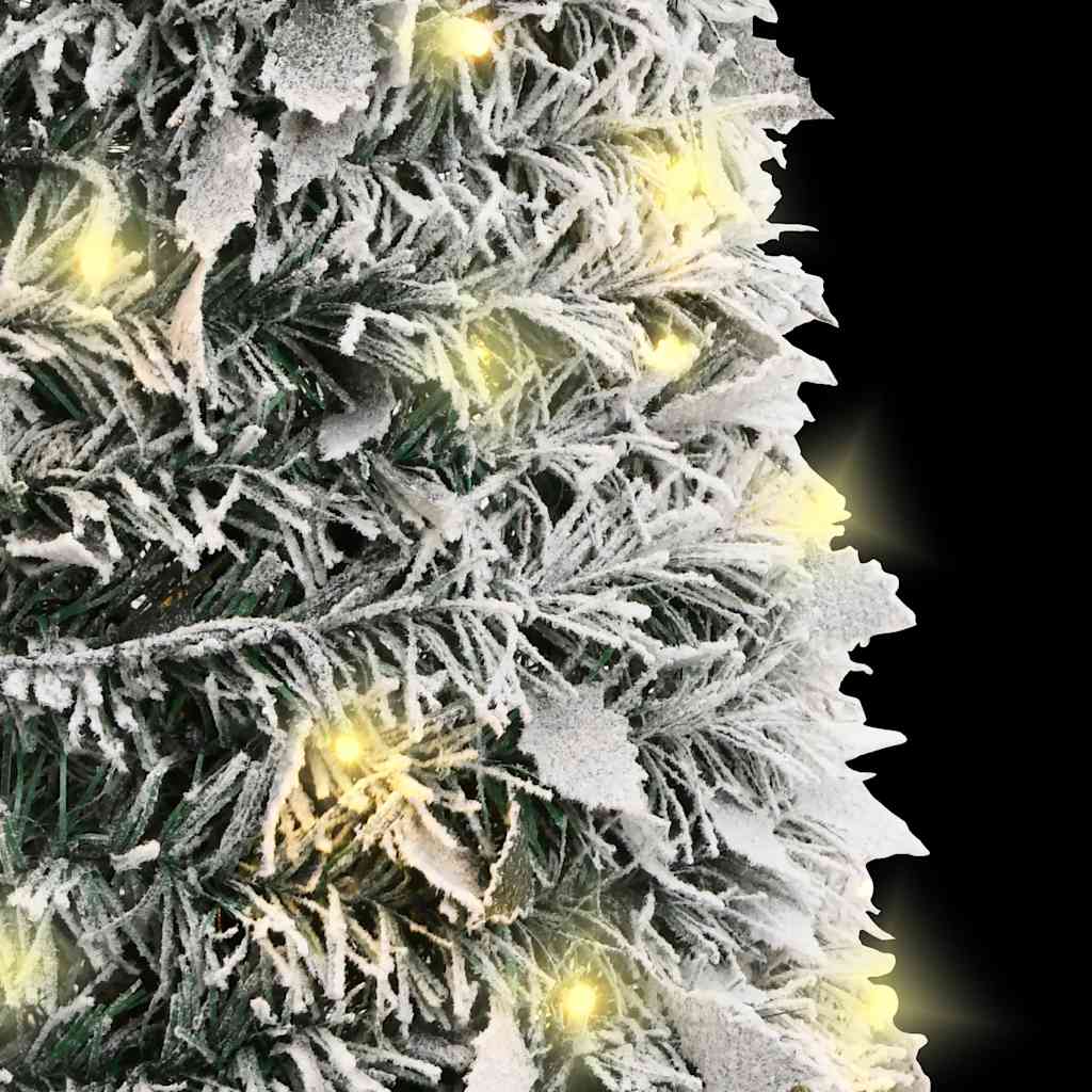 Árvore de natal artificial pop-up c/ 150 luzes LED e neve 180cm
