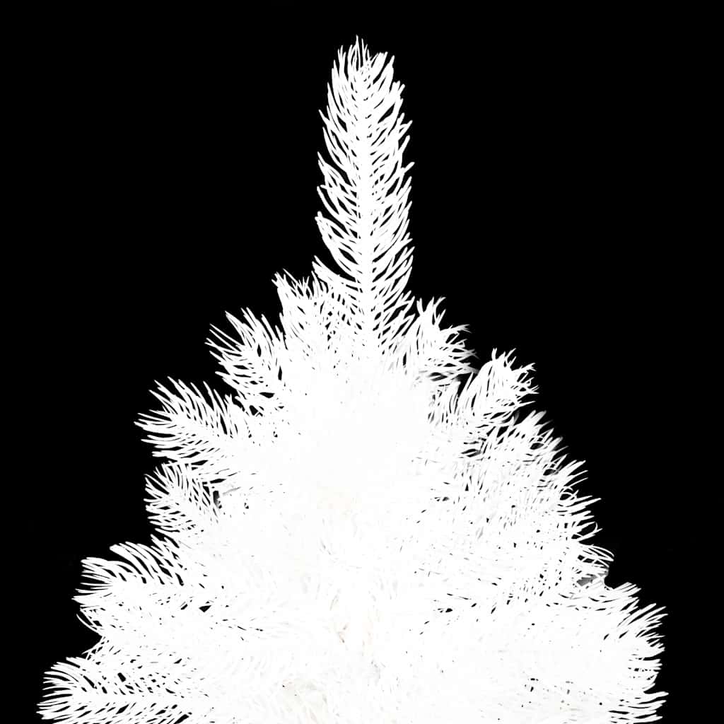 Árvore natal artificial pré-iluminada c/ bolas 150 cm branco