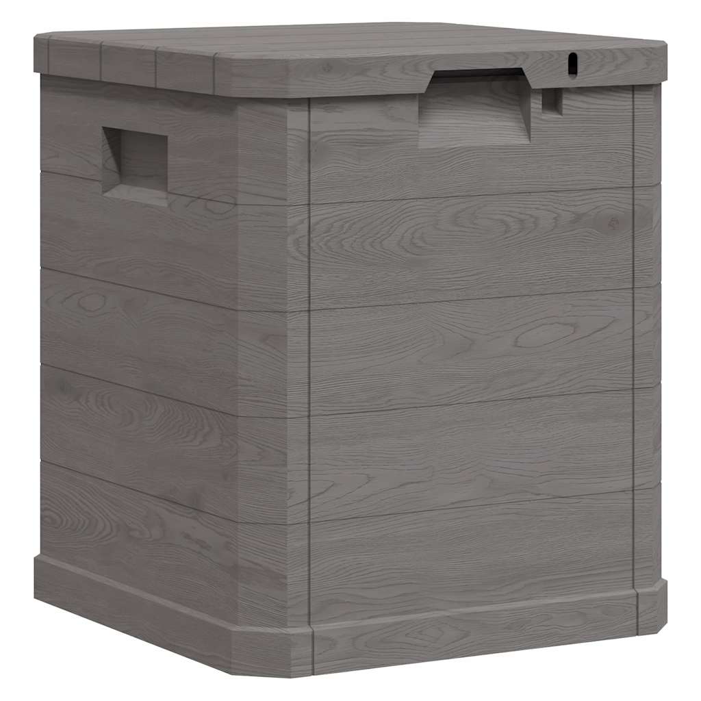 Caixa de arrumação para jardim 90 l castanho