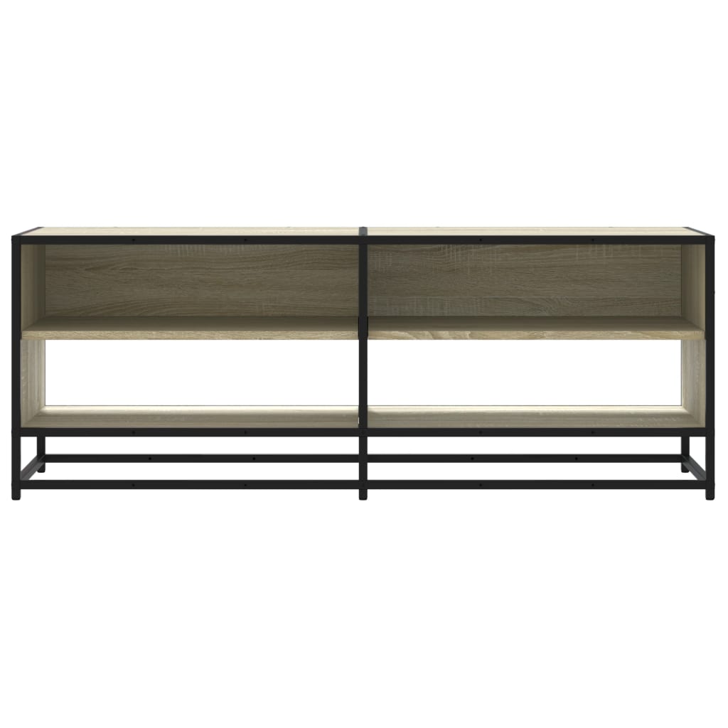 Móvel TV 120,5x40x46 cm derivados madeira/metal carvalho sonoma