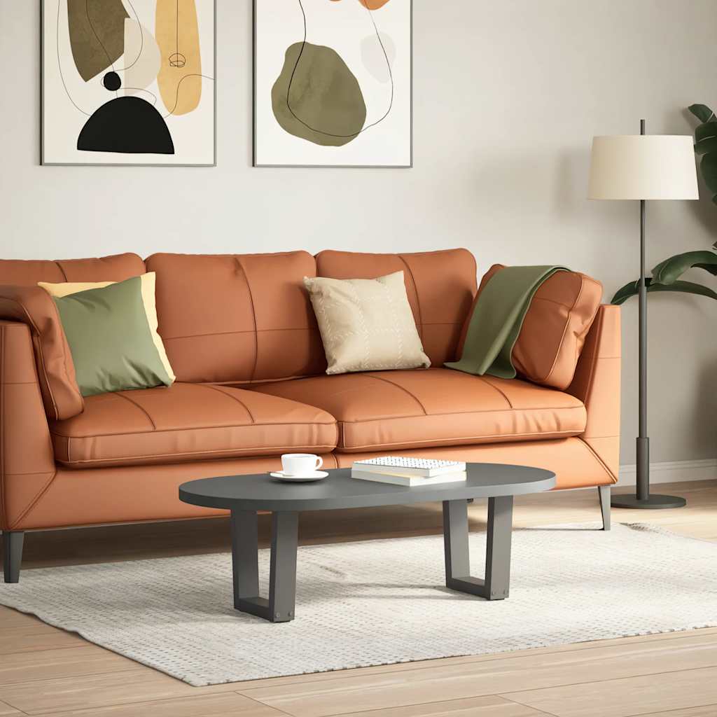 Pés para mesa de centro em v, 2 peças, antracite, 30x(30-31,3) cm, aço