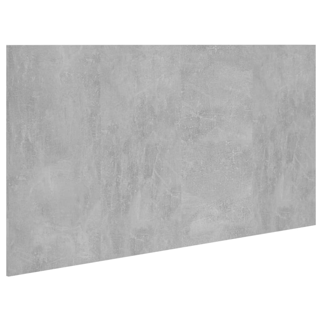 Cabeceira cama 160x1,5x80 cm derivados madeira cimento cinzento