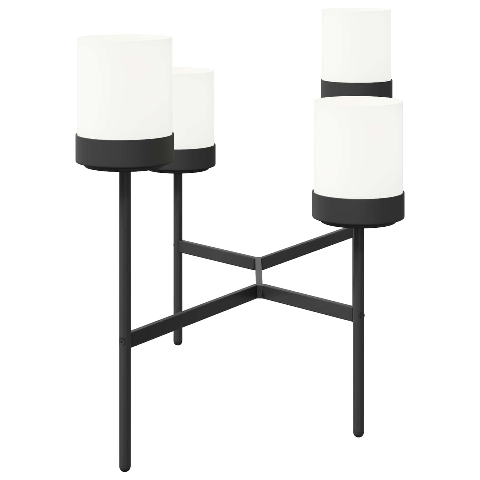 Suporte para flores branco 125 x 55 x 81 cm polipropileno e aço