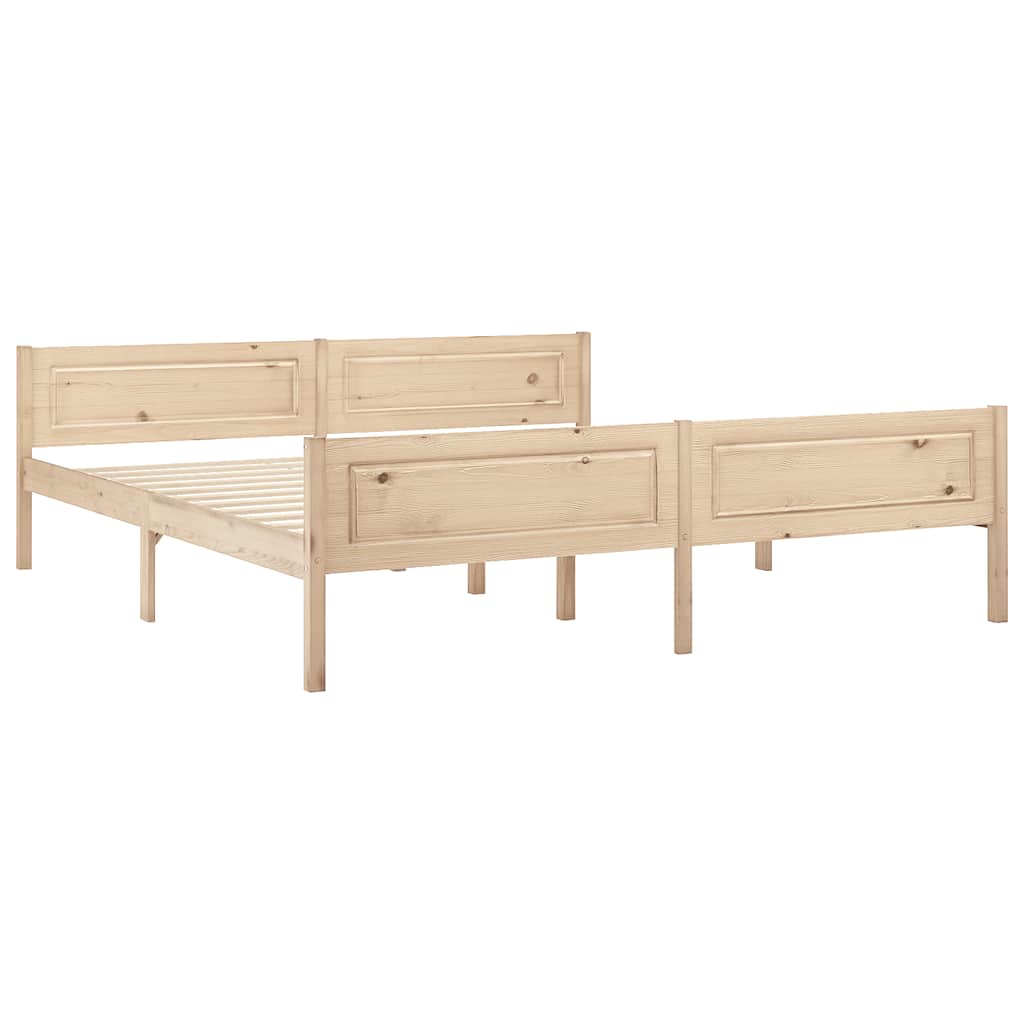 Estrutura de cama em pinho maciço 180x200 cm