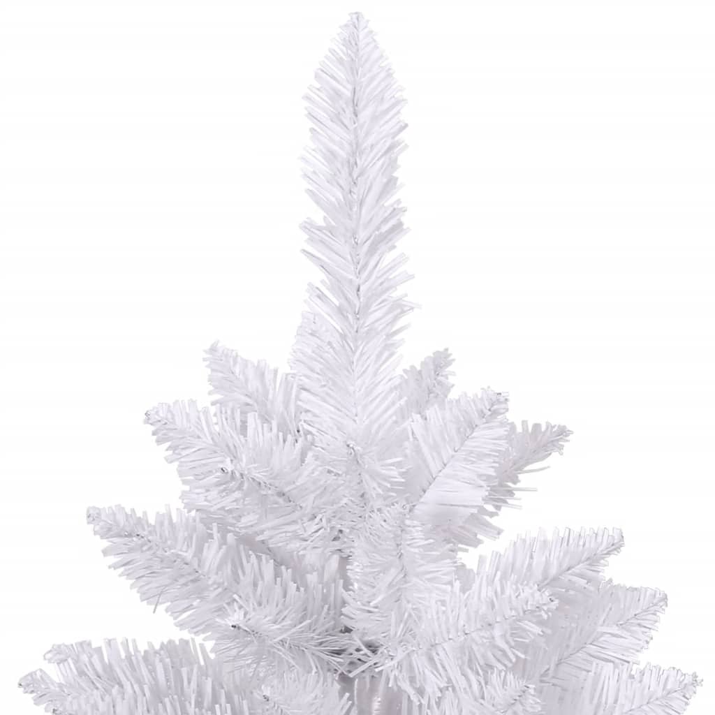 Árvore de natal artificial articulada com suporte 270 cm branco