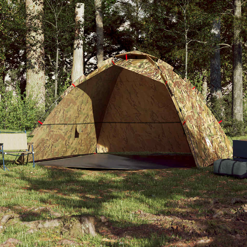 Tenda de campismo para 4 pessoas libertação rápida camuflagem