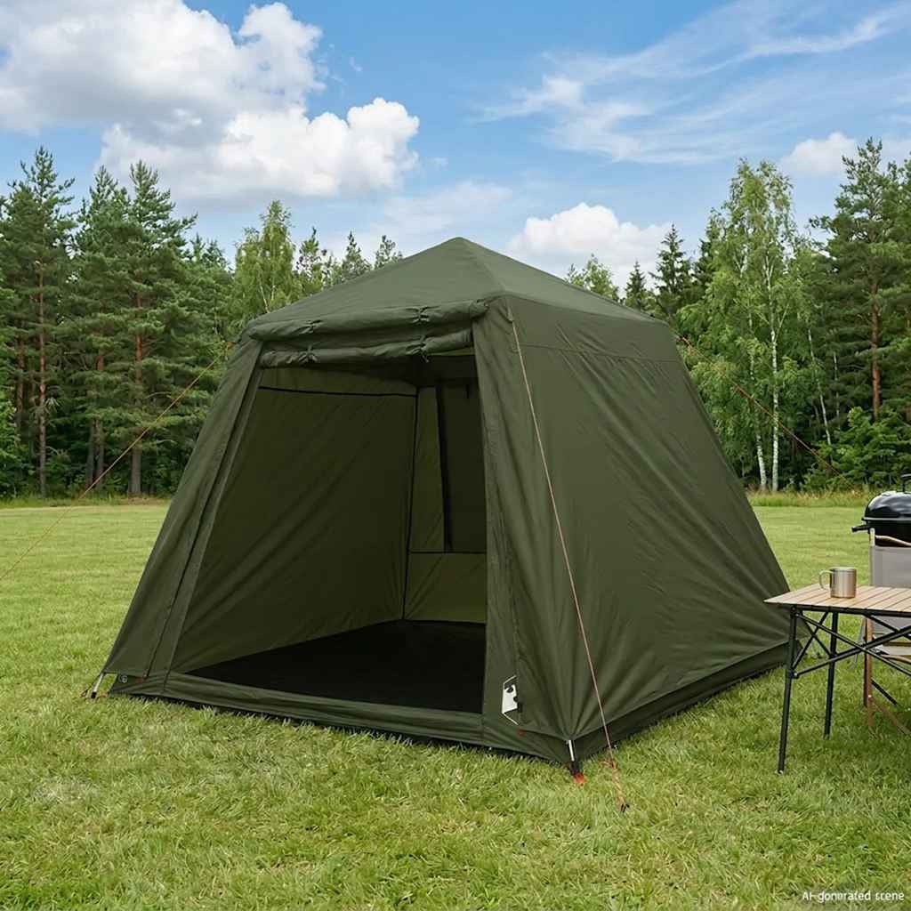 Tenda de pesca para 4 pessoas libertação rápida verde azeitona