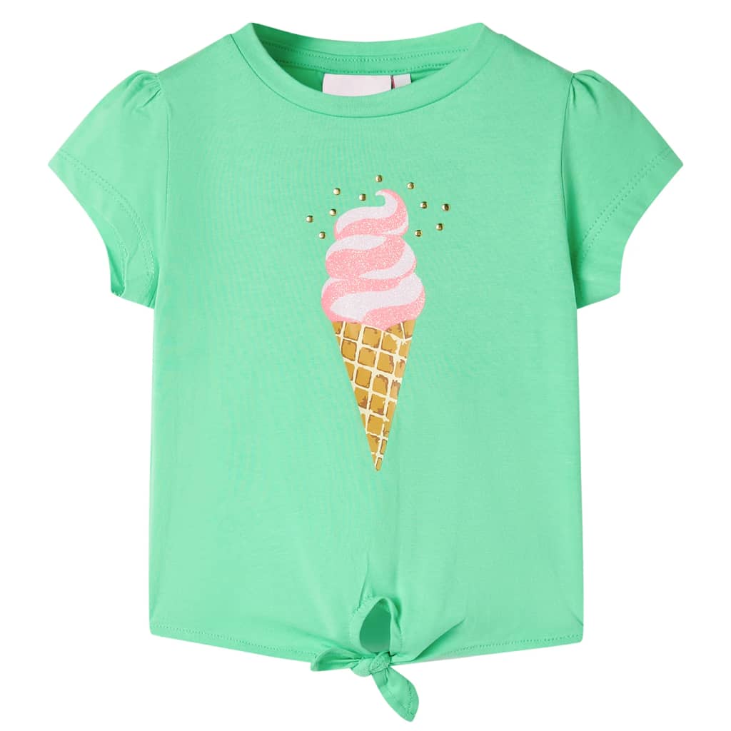 T-shirt de criança verde-claro 104