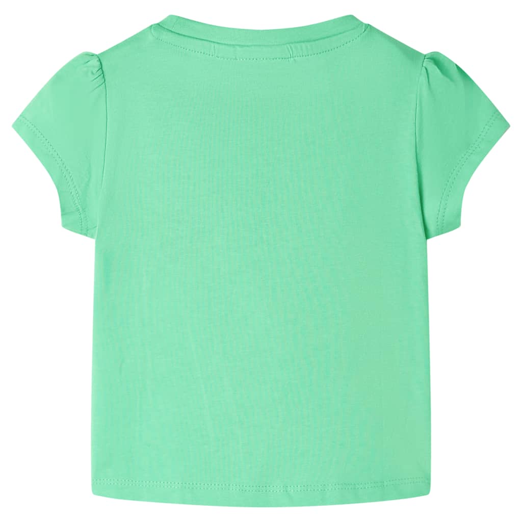 T-shirt de criança verde-claro 104