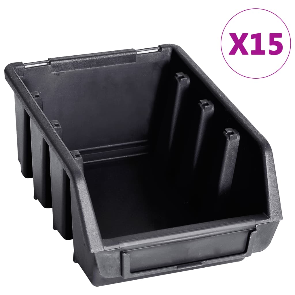 29 Pcs kit caixas arrumação com painéis parede vermelho e preto