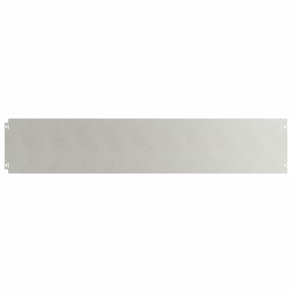 Orlas de relva 30 pcs 20x103 cm aço inoxidável