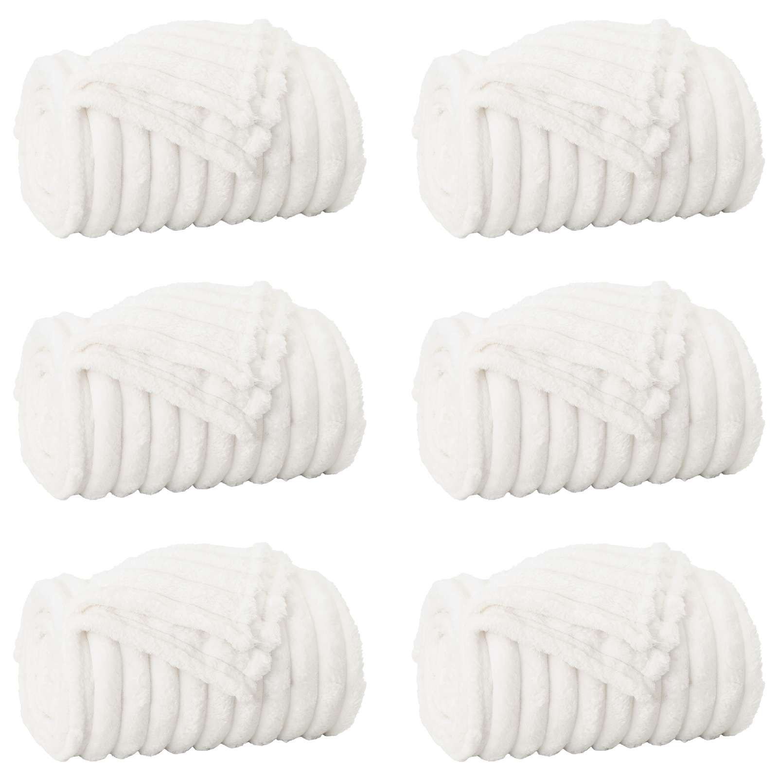 Cobertores de sofá 6 unid. branco 270 x 240 cm 9.08 lã