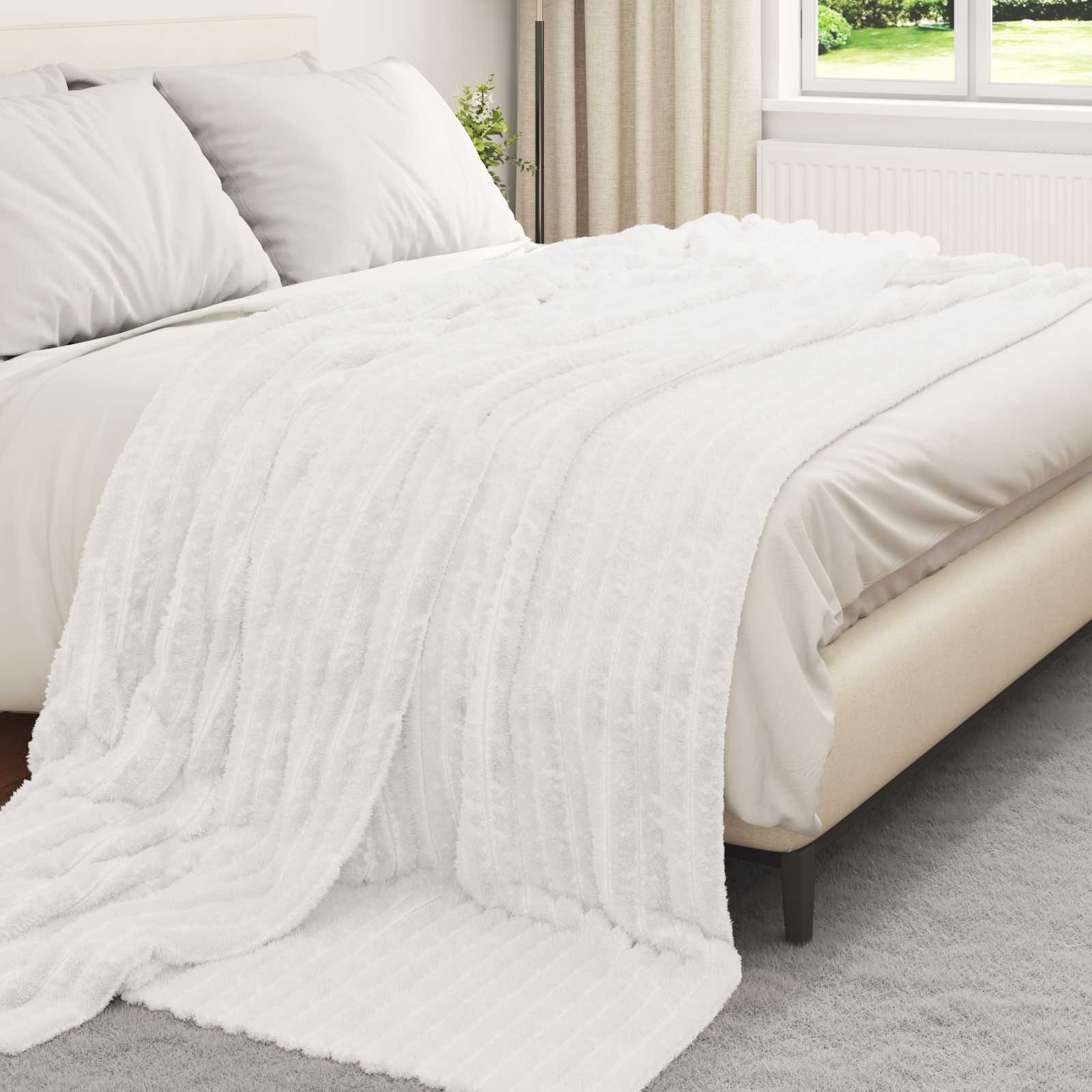 Cobertores de sofá 6 unid. branco 270 x 240 cm 9.08 lã