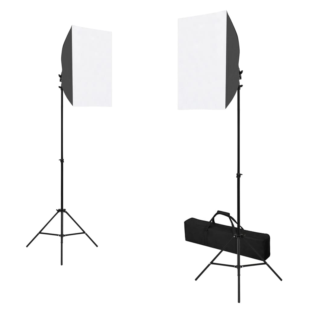 Kit estúdio fotográfico com lâmpadas/fundo/refletor
