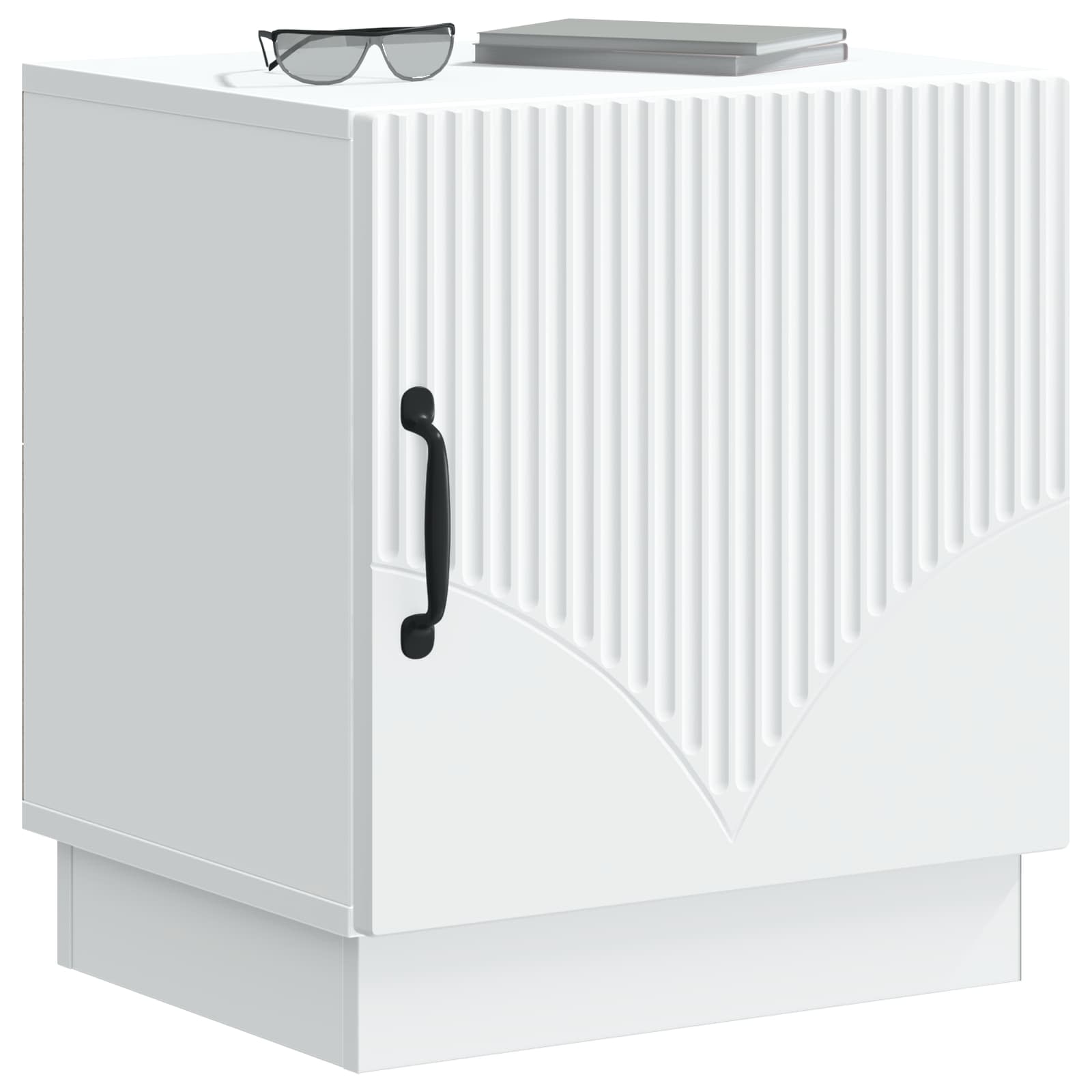 Mesa-de-cabeceira branco 43 x 34,5 x 47 cm derivados de madeira