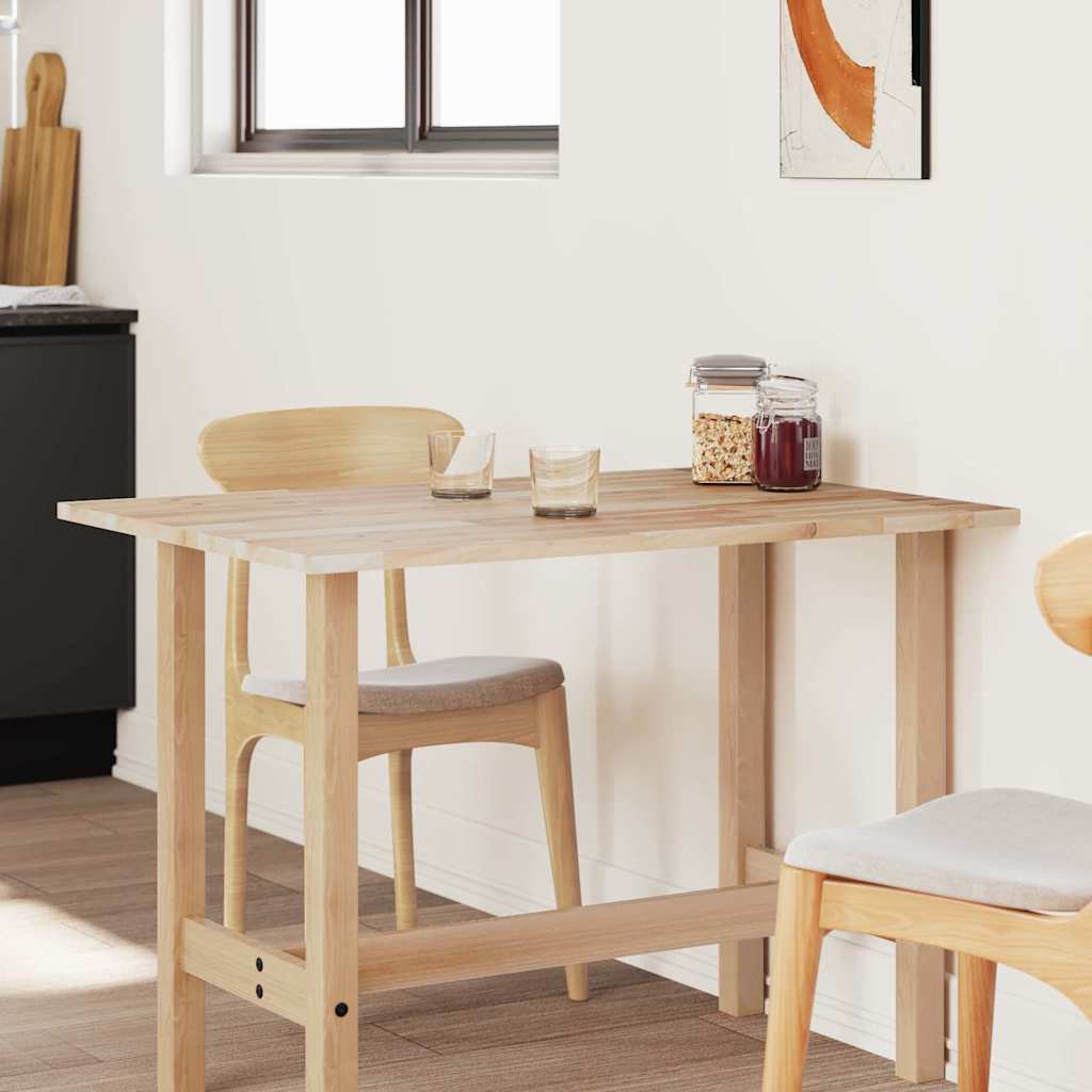 Tampo de mesa retangular 100x80x2 cm madeira de acácia maciça
