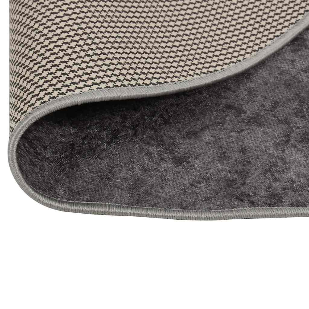 Tapete lavável φ120 cm cinzento