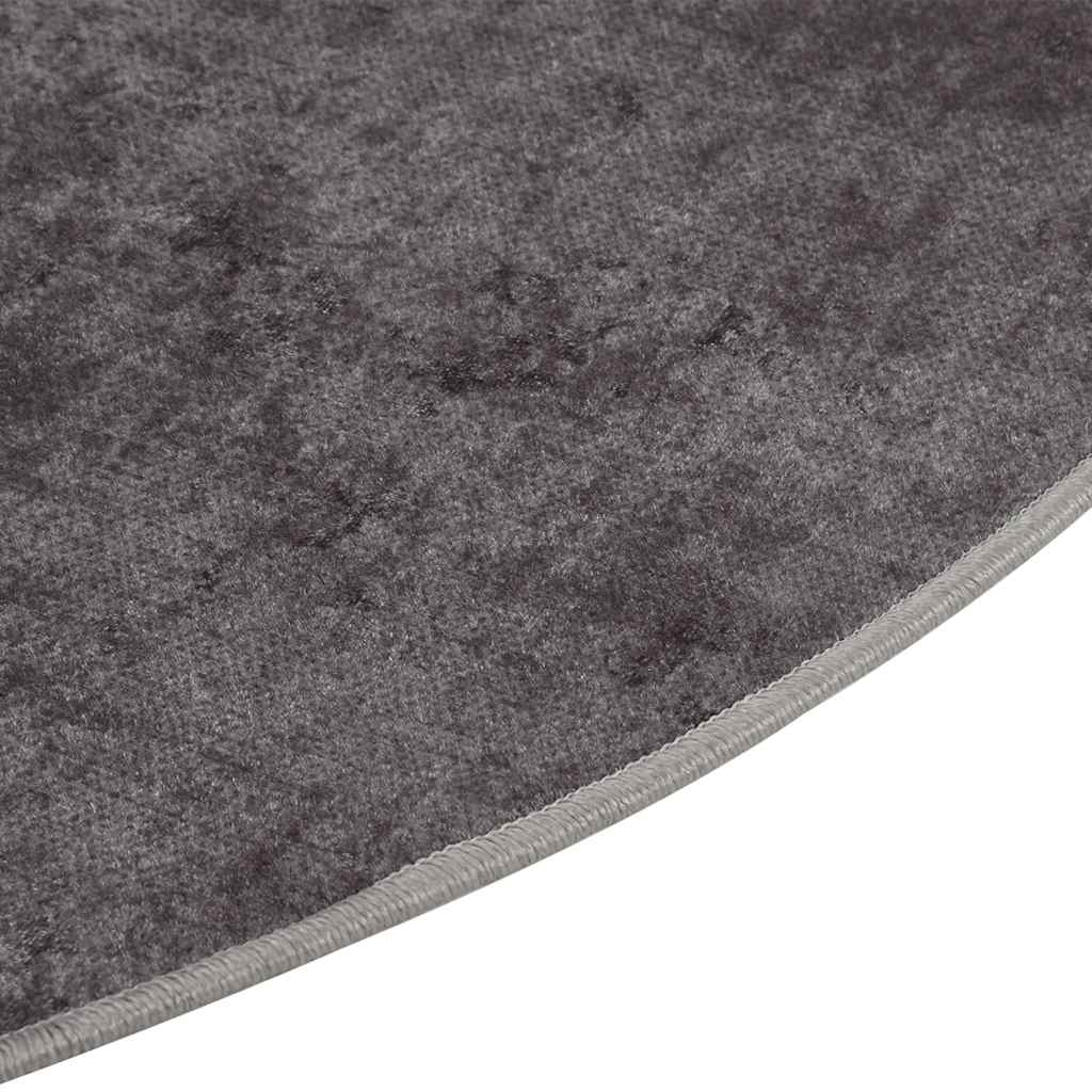 Tapete lavável φ120 cm cinzento