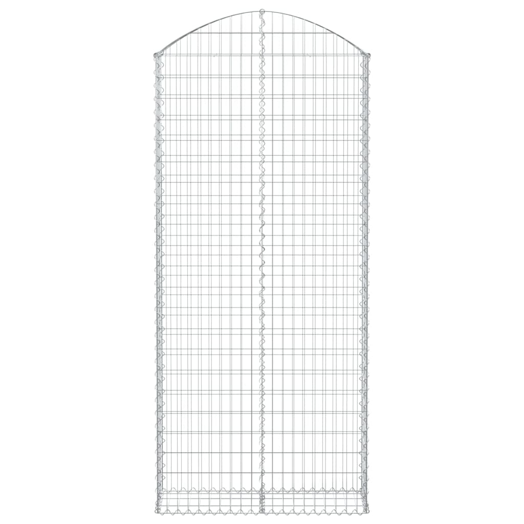 Cesto gabião arqueado 100x30x220/240 cm ferro galvanizado