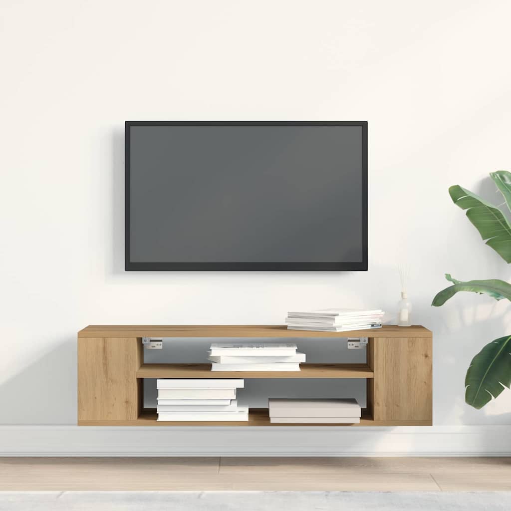 Gabinete para TV 100 x 30 x 26,5 cm artisian oak
