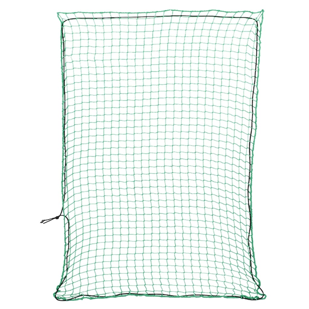 Rede para reboque com corda elástica 4x3 m PP verde