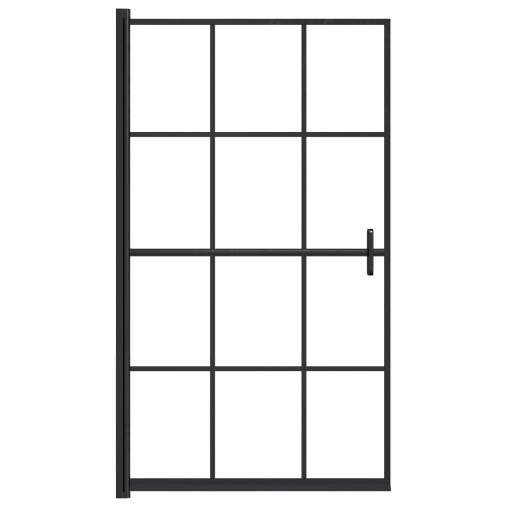Divisória de chuveiro esg 80x140 cm preto