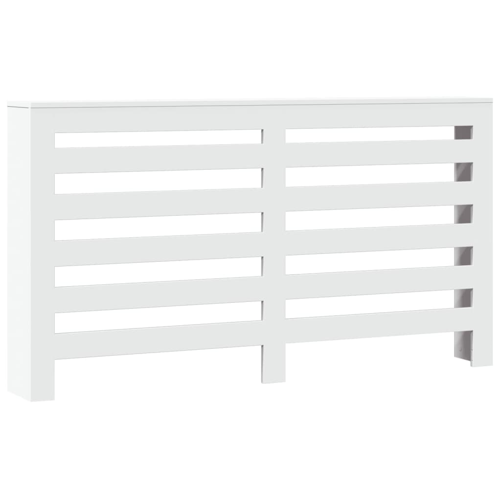 Cobertura de radiador 149x20x82 cm derivados de madeira branco