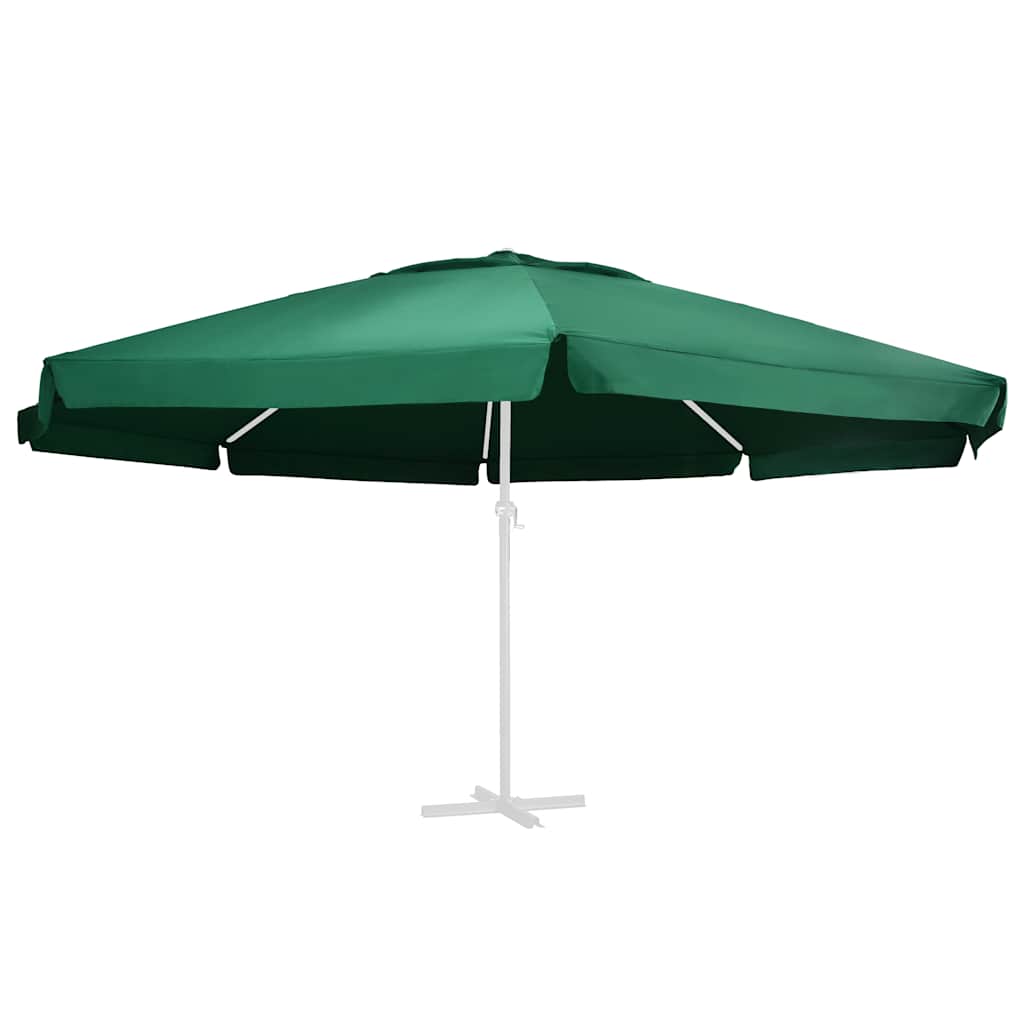 Tecido de substituição p/ guarda-sol de exterior 610 cm verde