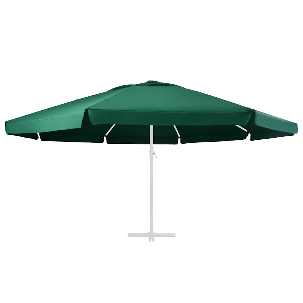Tecido de substituição p/ guarda-sol de exterior 610 cm verde