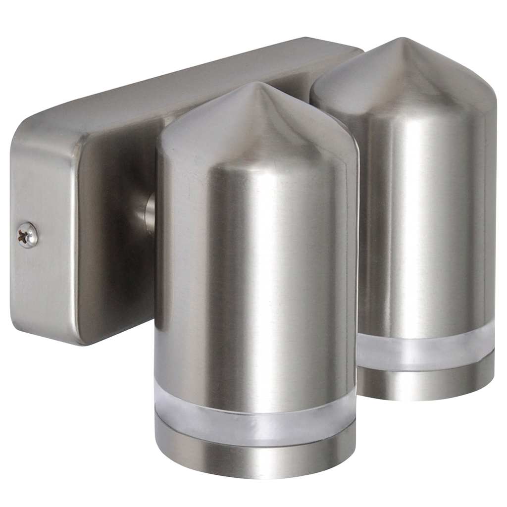 41103 Candeeiro LED de parede down com forma cónica aço inoxidável