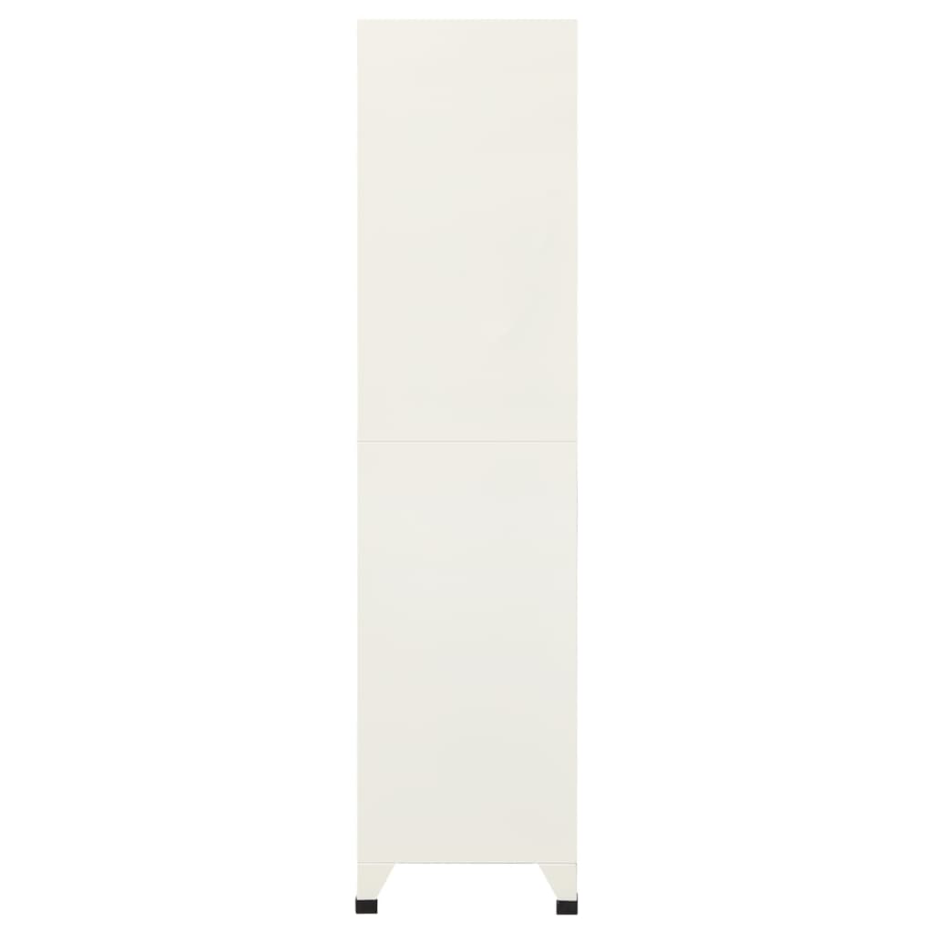 Cacifo aço 90x45x180 cm cinzento e azul