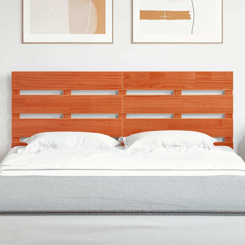 Cabeceira com cabeceira marrom cera 160,5 x 3 x 80 cm