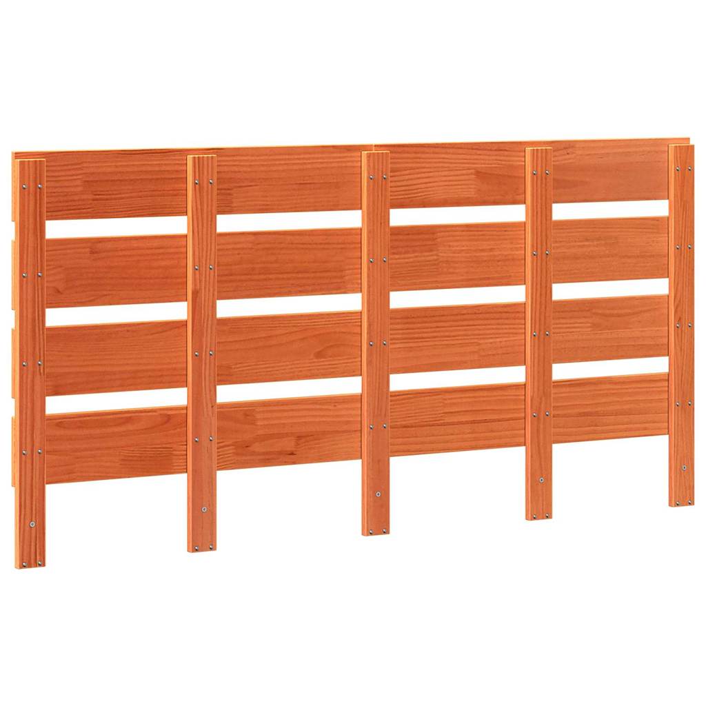 Cabeceira com cabeceira marrom cera 160,5 x 3 x 80 cm