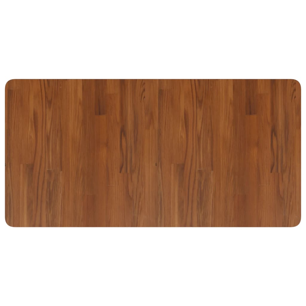 Bancada p/ wc 100x50x1,5 cm madeira tratada castanho-escuro