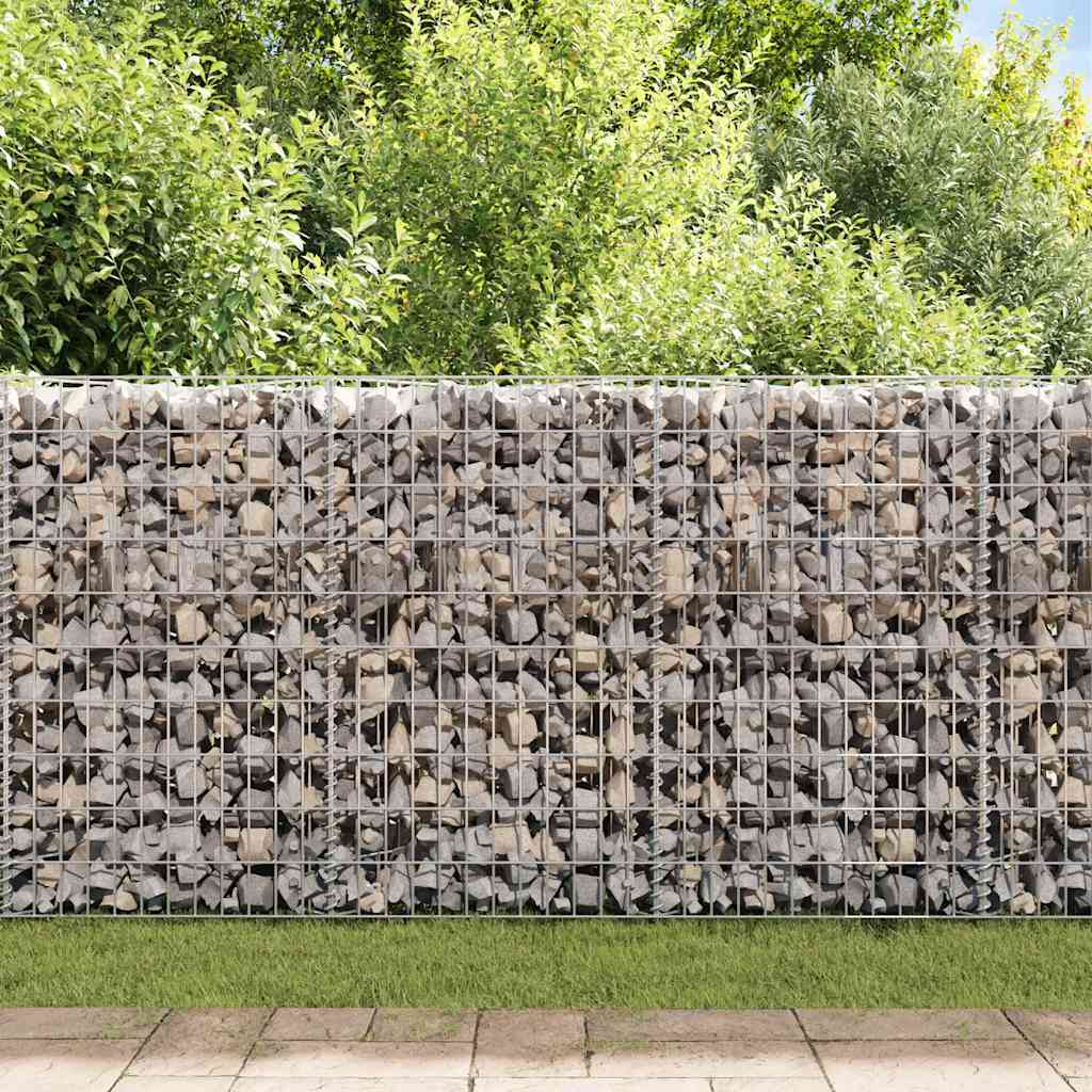 Cesto gabião aço galvanizado 120x30x50 cm